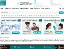 Tablet Screenshot of pathologylabindia.com